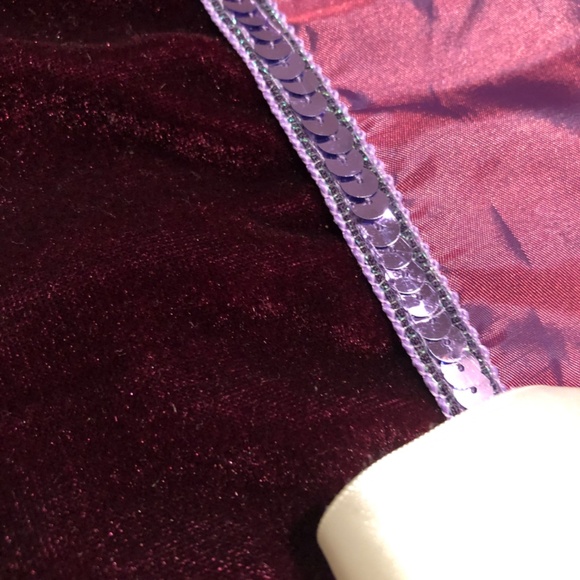 Multi-Purple Velvet Toss Blanket - Picture 9 of 10